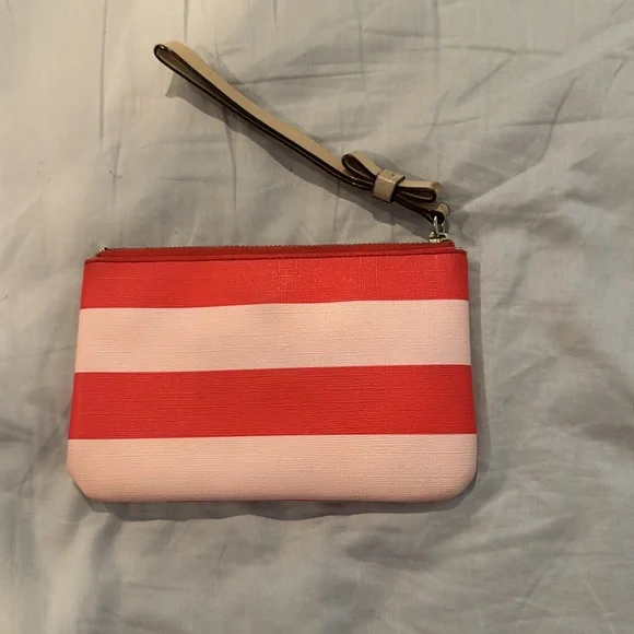 Kate Spade Red and Pink Clutch wristlet wallet - Picture 2 of 6